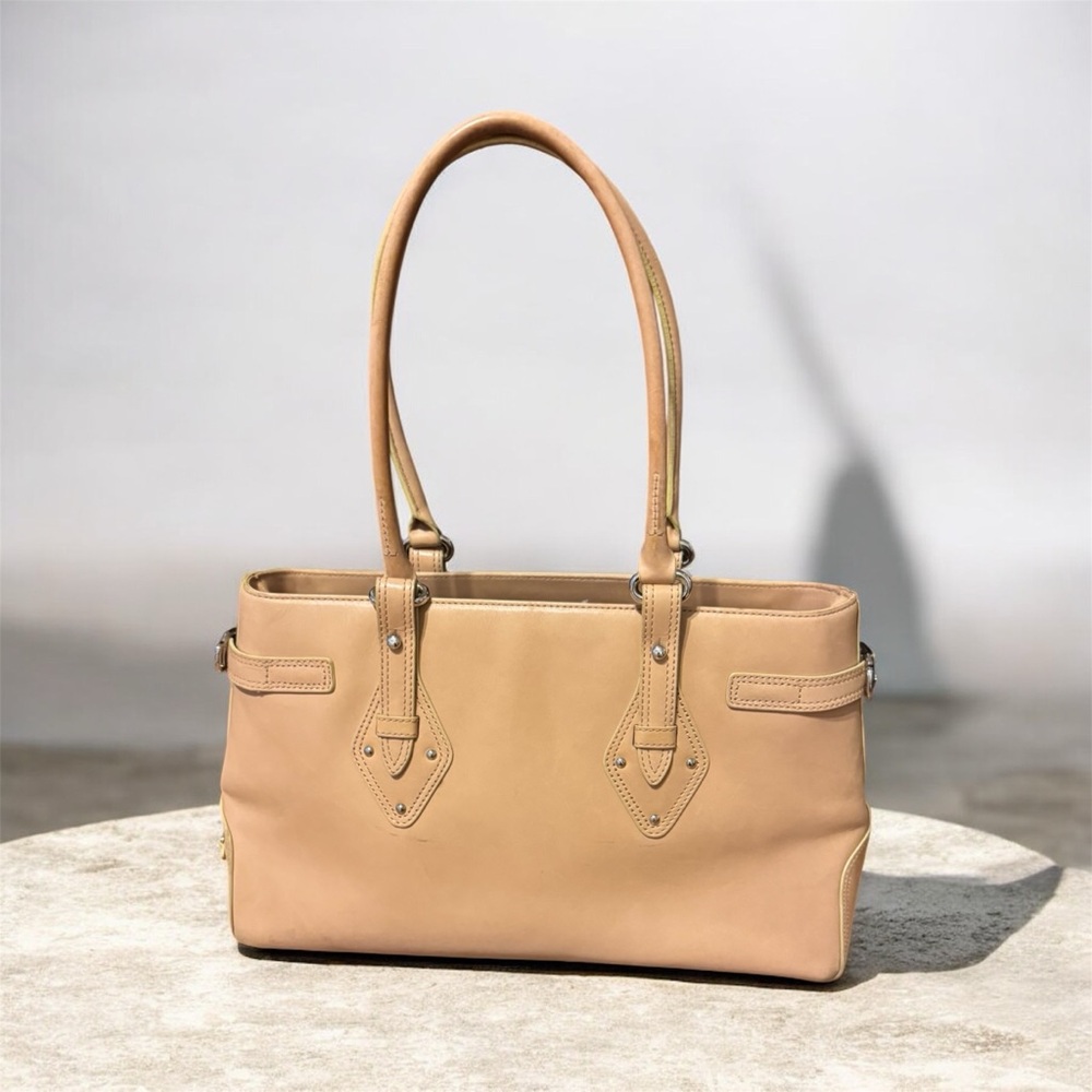 Elegant  Cole Haan Tan Leather Tote Bag used once or twice